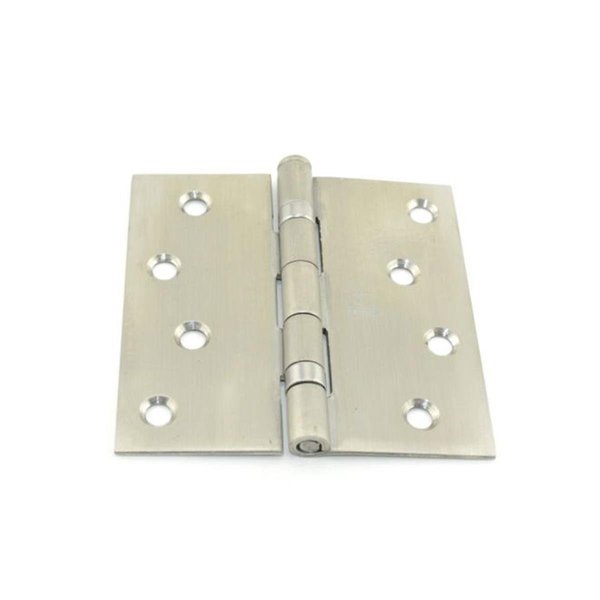 Hager Hager BB1541432D 4 x 4 in. Square Corner Full Mortise Residential Weight Ball Bearing Hinge; No. 034534 Satin Stainless Steel BB1541432D